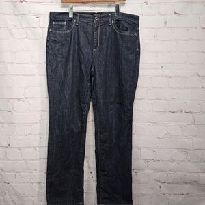 Talbots Stretch Straight Dark Wash Denim‎ Jeans Women Size 16
